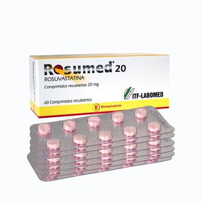 Rosumed Rosuvastatina 20 mg 60 Comprimidos - Labomed