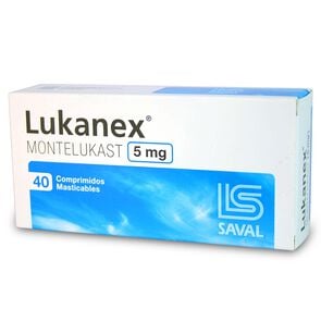 Lukanex Montelukast 5 mg 40 Comprimidos Masticables - Saval