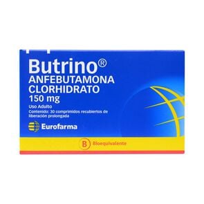 Product image of Butrino Bupropion 150 mg 30 Comprimidos - Eurofarma