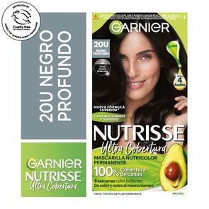 Product image of Coloración  Ultra Cobertura 20 Negro Claro Profundo - Nutrisse