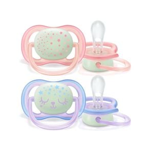 Product image of Chupete Ultra Air Night  Niño de 0 a 6 meses 2 Unidades - Avent