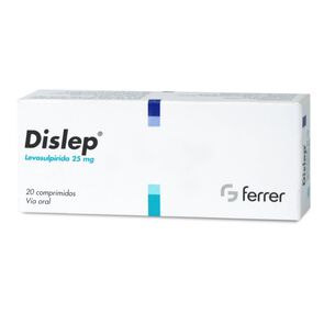 Dislep Levosulpirida 25 mg 20 Comprimidos - Ferrer