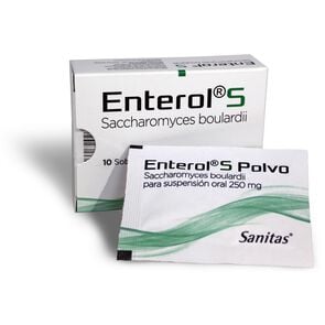 Enterol S Saccharomyces Boulardii 250 mg Suspensión Oral 10 Sobres - Sanitas