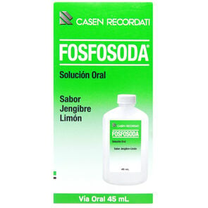 Fosfosoda Jengibre Limón Bifosfato Na 18 Solución Oral 45 mL - Proquifar