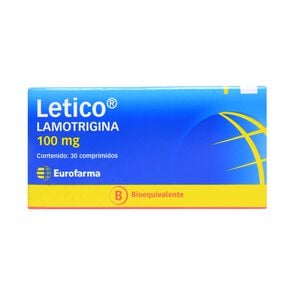 Product image of Letico Lamotrigina 100 mg 30 Comprimidos - Eurofarma