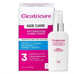 Age Care Crema Facial Antiarrugas Humectante 50 Grs - Cicatricure