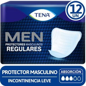 Protector Masculino para Goteos Moderados Unitalla 12 Protectores - Tena