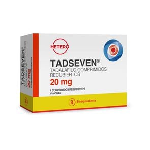 Tadseven 20 mg 4 Comprimidos Recubiertos - Seven pharma