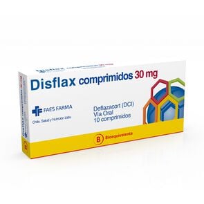 Disflax Deflazacort 30 mg 10 Comprimidos - Faes farma