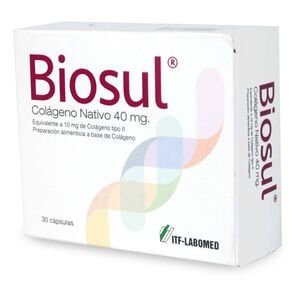 Product image of Biosul Colágeno Nativo 40 mg 30 Cápsulas