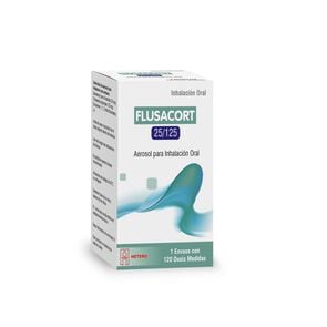 Flusacort 25/125 Aerosol Para Inhalacion Oral 120 Dosis - Seven pharma