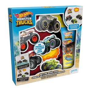 Product image of Set de Baño Hotwheels, Shampoo 3 en1 + Juego De Carreras Monster - Gelatti