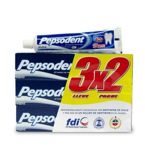 Protección Anticaries Pasta Dental de 130 grs x3 - Pepsodent