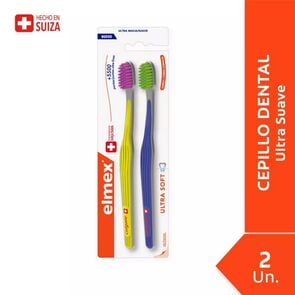 Cepillo de dientes ultrasuave Elmex 2 U