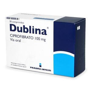 Dublina Ciprofibrato 100 mg 30 Comprimidos - Pharma investi