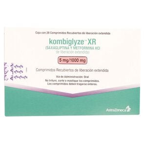 Kombiglyze XR Saxagliptina 5 mg 28 Comprimidos - Astrazeneca