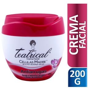 Crema Facial Antiarrugas Células Madre 200 Gr - Teatrical