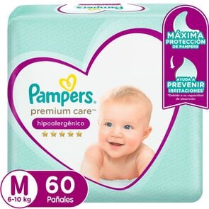 Product image of Premium Care Pañales Desechable M (6-10Kg) X60 - Pampers