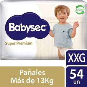 Pañal Super Premium Talla XXG 54 Pañales - Babysec