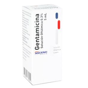 Gentamicina 0,3% Solución Oftálmica 5 mL - Genericos varios