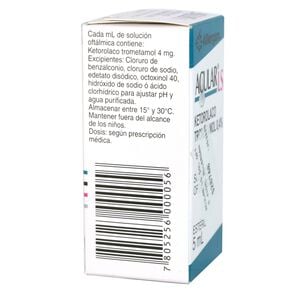 Acular LS Ketorolaco 0,4% Solución Oftalmica 5 mL - Allergan