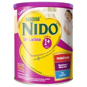 Product image of Fórmula Láctea Etapa 1+ Sin Lactosa 1560 gr - Nido