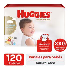 Product image of Natural Care Pañal Desechable Xtra-Care XXG 120 Unidades - Huggies