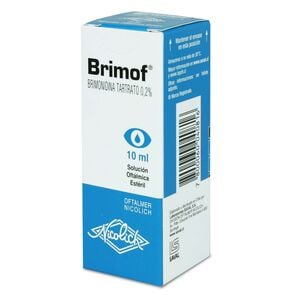 Brimof Brimonidina 0,2% Solución Oftálmica 10 mL - Saval