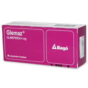 Glemaz Glimepirida 4 mg 30 Comprimidos - Bago