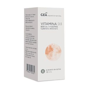 Vitamina D3 800 UI / 4 Gotas 10 mL - Gea