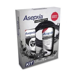 Product image of Kit Carbon Detox Mascarilla Purificadora 30 grs + Jabón Liquido Purificador 200 mL - Asepxia