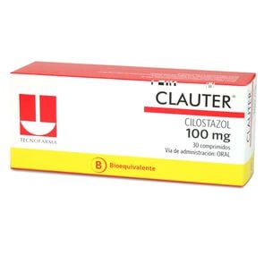 Clauter Cilostazol 100 mg 30 Comprimidos - Tecnofarma