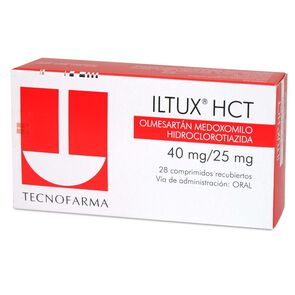 Product image of Iltux HCT Olmesartan 40 mg Hidroclorotiazida 25 mg 28 Comprimidos - Tecnofarma