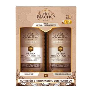 Shampoo + Acondicionador Coco Ultrahidratante 415 mL - Tio nacho