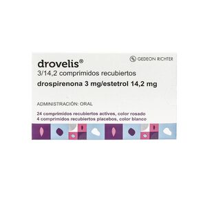 Product image of Drovelis Drospirenona 3mg/ Estetrol 14,2mg 28 Comprimidos Recubiertos - Gedeon richter