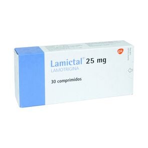 Product image of Lamictal Lamotrigina 25 mg 30 Comprimidos - Glaxo farma