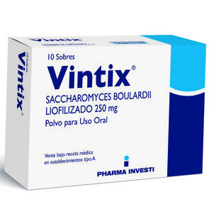 Vintix Saccharomyces Boulardii 250 mg Polvo para Uso Oral 10 Sobres - Pharma investi