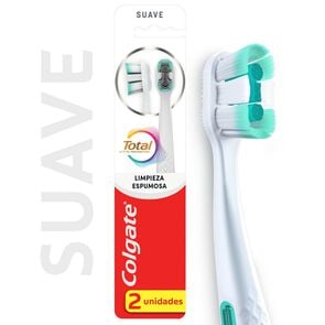 Product image of Cepillo de Dientes Total Limpieza Espumosa suave 2 Un - Colgate