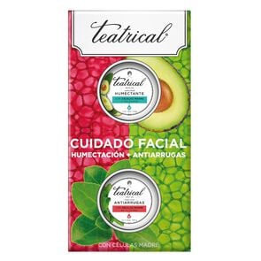 Celulas Madre Cr.Facial Humectante 100gr+Crema Facial Antiarrugas 100gr - Teatrical