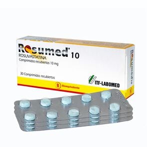 Rosumed 10 Rosuvastatina 10 mg 30 Comprimidos - Labomed