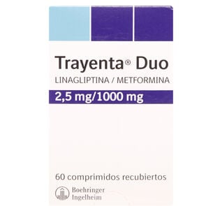 Trayenta Duo Linagliptina 2,5 mg 60 Comprimidos - Boehringer ingelheim