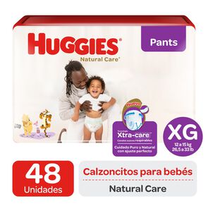 Product image of Pants Natural Care Extra Care XG 48 Unidades - Huggies