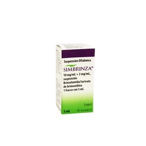 Product image of Simbrinza Brinzolamida 10 mg/ml Solución Oftalmica 5 mL - Sanfer