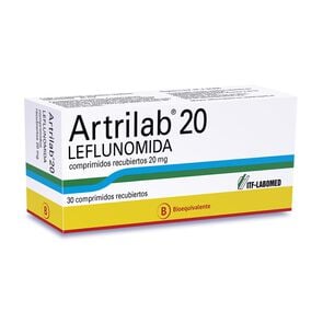 Artrilab Leflunomida 20 mg 30 Comprimidos Recubierto - Labomed