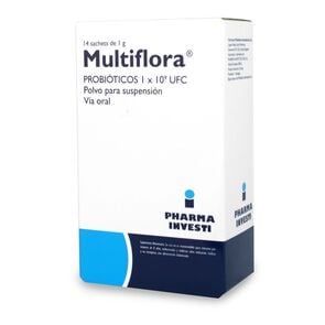 Multiflora Probioticos Polvo para Suspensión Oral 14 Sachets - Pharma investi