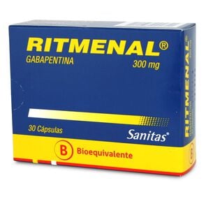 Ritmenal Gabapentina 300 mg 30 Cápsulas - Sanitas