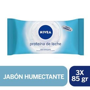 Product image of Jabón Humectante de Leche 90 gr x3 - Nivea