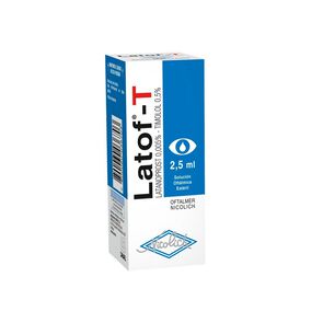 Latof-T Latanoprost 0,005%Timolol 0,5% Solución Oftálmica 2,5 mL - Saval