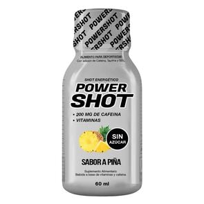 Shot Energético Sabor Piña 60 mL - Power shot