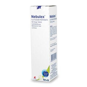 Nebulex Fluticasona Propionato 50 mcg Suspensión Nasal 120 Dosis - Chile recetario